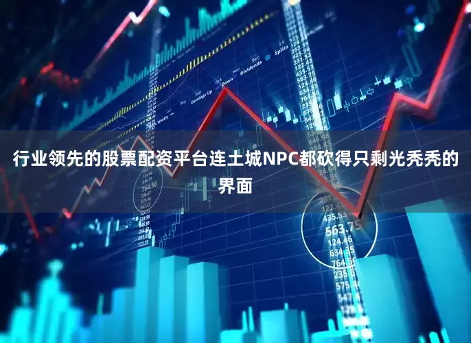 行业领先的股票配资平台连土城NPC都砍得只剩光秃秃的界面